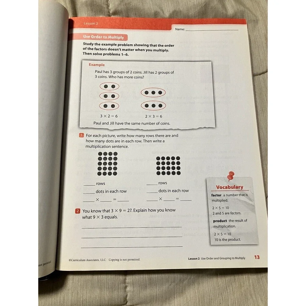 Ready Mathematics 2 And 3 Practice And Problem Solving Home School Textbook - Picture 9 of 12